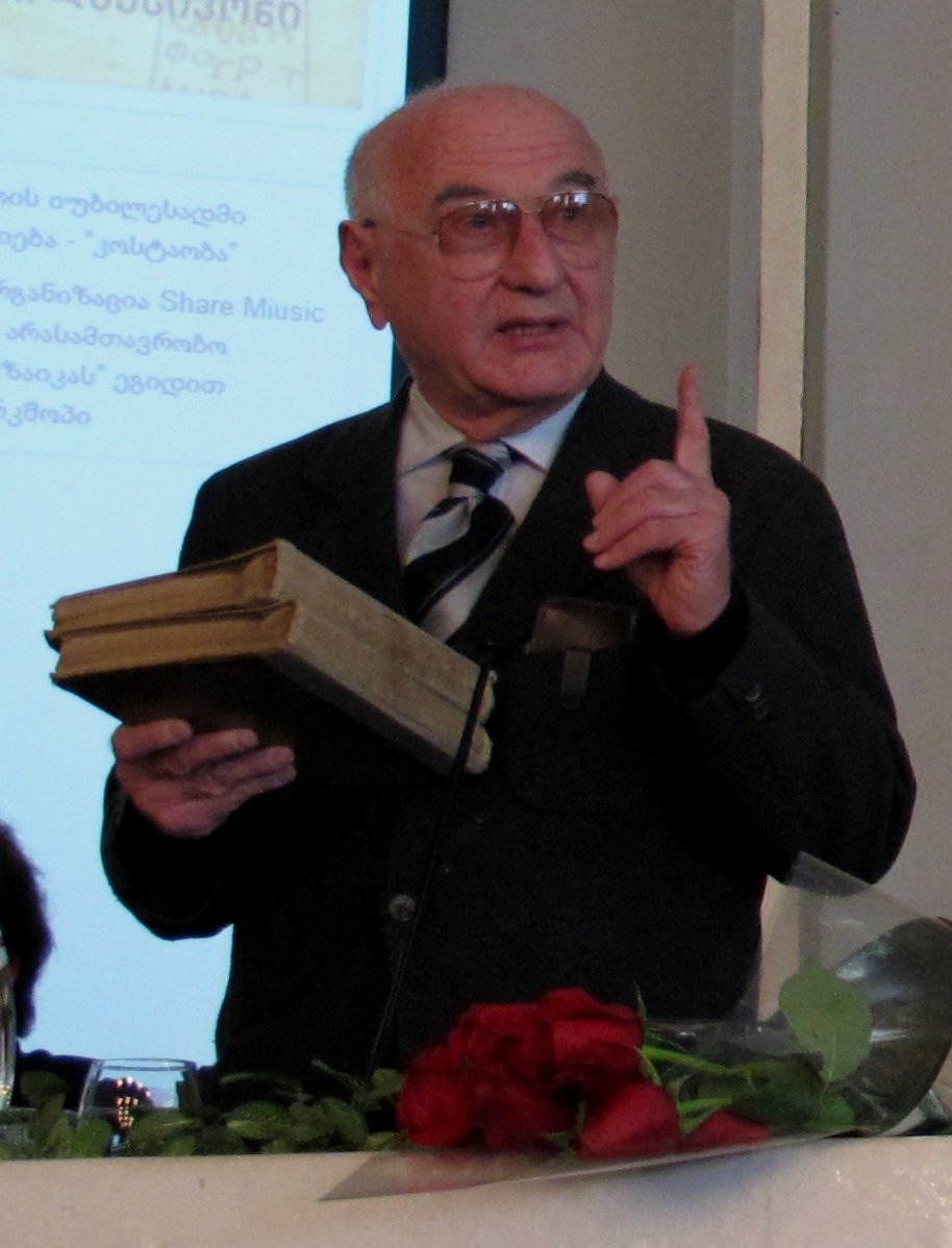 Foto Gamkrelidze, Akademie der Wissenschaften Tbilisi, 5.4.2012