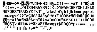 VGA font